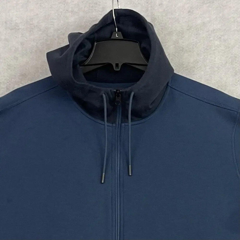 The North Face Jacket Mens Size XXL Blue Thermal Full Zip Hooded NF0A2TDE